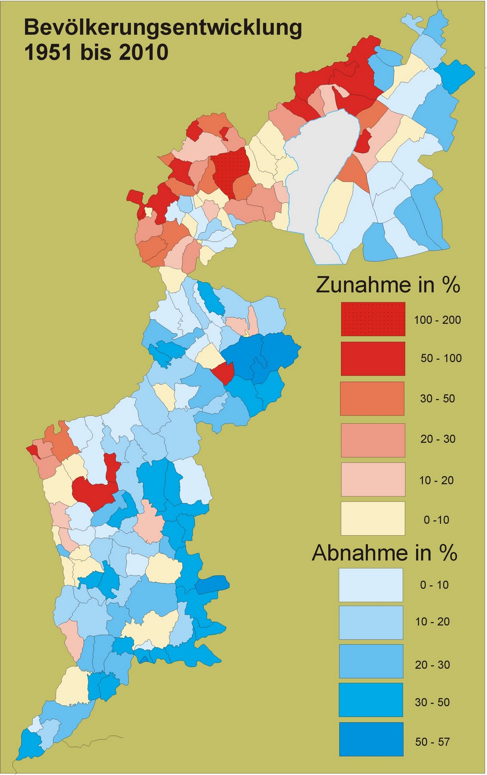 Die Bevölkerungsentwicklung im Burgenland